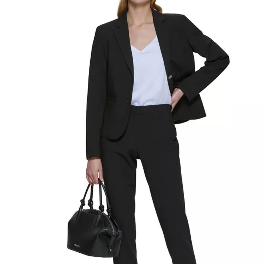 NWT CALVIN KLEIN Two Button Short Jacket